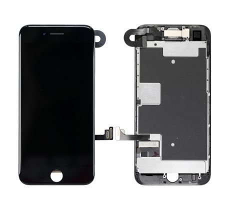 Černý LCD displej iPhone 8 s přední kamerou + proximity senzor OEM (bez home button)