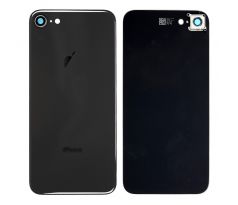iPhone 8 - Zadní sklo housingu iPhone 8 + sklíčko zadní kamery - černé