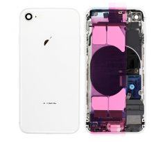 iPhone 8 - Zadní kryt - housing iPhone 8 - bílý s malými díly
