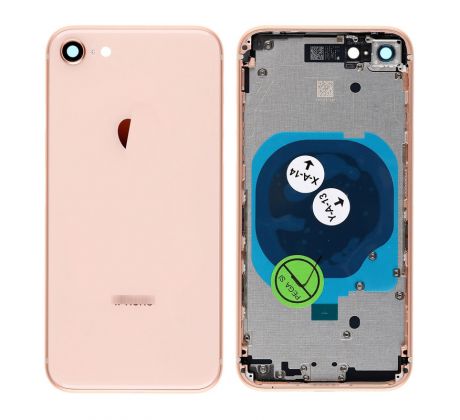 iPhone 8 - Zadní kryt - housing iPhone 8 - zlatý