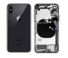 Apple iPhone X - Zadní Housing - Space Gray s malými díly