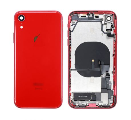 Apple iPhone XR - Zadní Housing - červený s malými instalovanými díly