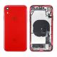 Apple iPhone XR - Zadní Housing - červený s malými instalovanými díly