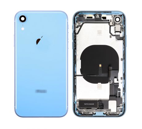 Apple iPhone XR - Zadní Housing - modrý s malými instalovanými díly