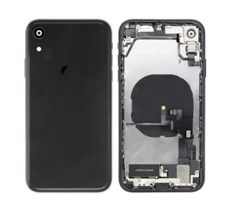 Apple iPhone XR - Zadní Housing - černý s malými instalovanými díly