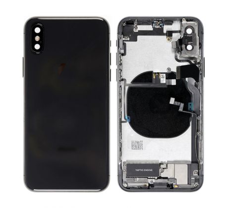 Apple iPhone XS - Zadní Housing - Space Gray s malými díly