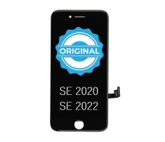 ORIGINAL Černý LCD displej iPhone SE 2020, SE 2022 + dotyková deska