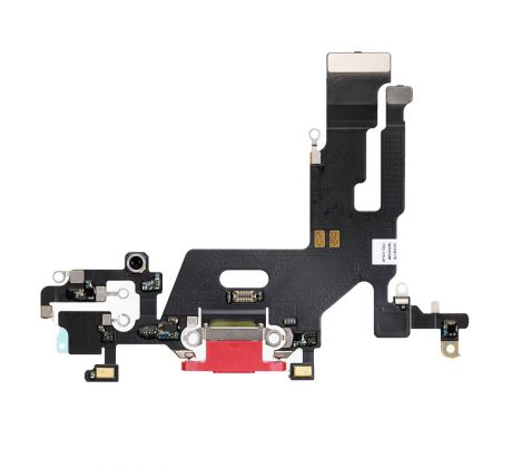 iPhone 11 - dock nabíjecí spodní flex konektor (red)