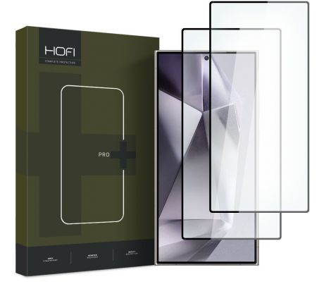 OCHRANNÉ TVRZENÉ SKLO HOFI GLASS PRO+ 2-PACK SAMSUNG GALAXY S24 ULTRA BLACK