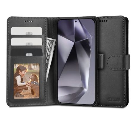 KRYT TECH-PROTECT WALLET SAMSUNG GALAXY S24+ Plus BLACK