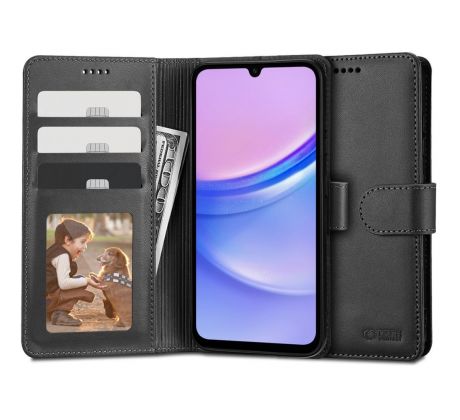 KRYT TECH-PROTECT WALLET SAMSUNG GALAXY A15 4G / 5G BLACK