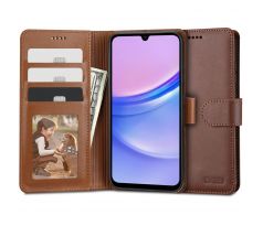 KRYT TECH-PROTECT WALLET SAMSUNG GALAXY A15 4G / 5G BROWN