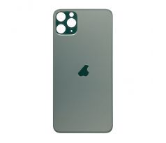 iPhone 11 Pro Max - Sklo zadního housingu se zvětšeným otvorem na kameru BIG HOLE - Midnight Green 