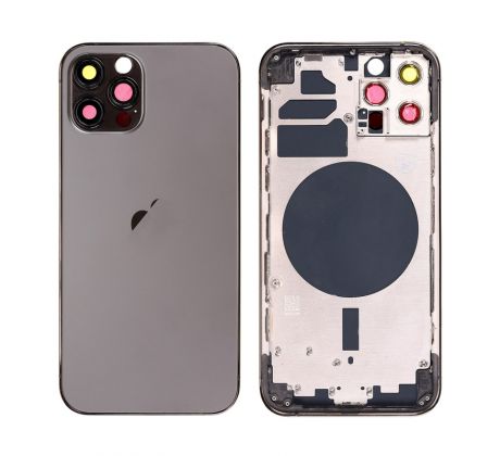 Apple iPhone 12 Pro - Zadní housing (space grey - šedý)