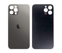 iPhone 12 Pro Max - Sklo zadního housingu se zvětšeným otvorem na kameru BIG HOLE - space grey