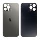 iPhone 12 Pro Max - Sklo zadního housingu se zvětšeným otvorem na kameru BIG HOLE - space grey