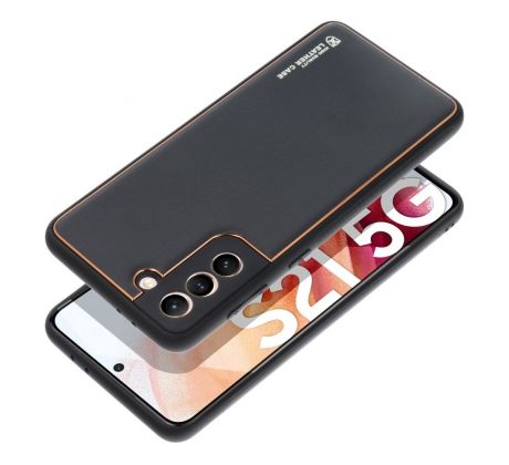 LEATHER Case  Samsung Galaxy S23 FE cerný