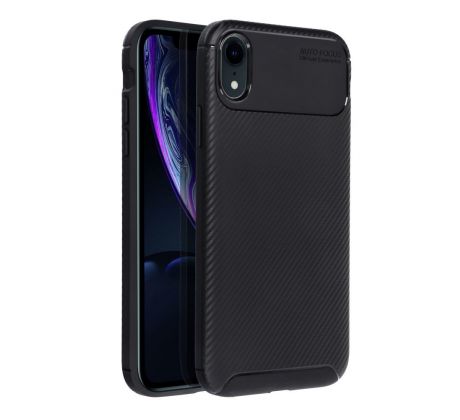 CARBON PREMIUM Case  iPhone XR cerný