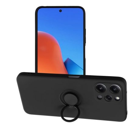SILICONE RING Case  Xiaomi Redmi 12 4G cerný