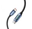 KABEL TECH-PROTECT ULTRABOOST LED TYPE-C CABLE PD100W/5A 200CM BLUE