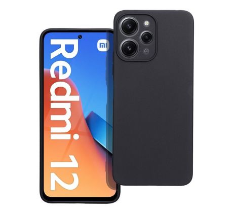 MATT Case  Xiaomi Redmi 12 4G / Redmi 12 5G cerný