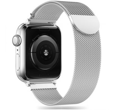 ŘEMÍNEK TECH-PROTECT MILANESEBAND APPLE WATCH 4 / 5 / 6 / 7 / 8 / 9 / SE (38 / 40 / 41 MM) SILVER