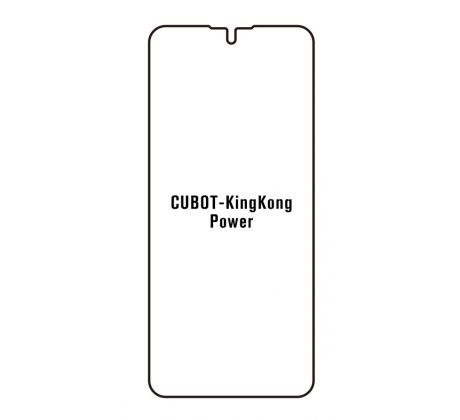 Hydrogel - ochranná fólie - Cubot King Kong Power 