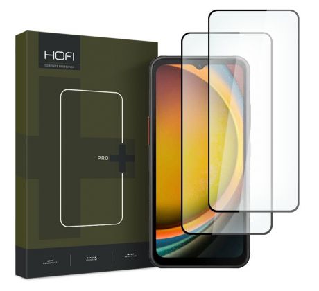 2KS V BALENÍ, SET 2 OCHRANNÝCH SKEL HOFI GLASS PRO+ 2-PACK SAMSUNG GALAXY XCOVER 7 BLACK