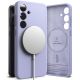 KRYT RINGKE SILICONE MAGNETIC MAGSAFE SAMSUNG GALAXY S24 LAVENDER