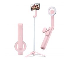 SELFIE TYČ SPIGEN S570W MAGSAFE BLUETOOTH SELFIE STICK TRIPOD MISTY ROSE