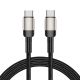KABEL TECH-PROTECT ULTRABOOST EVO TYPE-C CABLE PD100W/5A 200CM TITANIUM