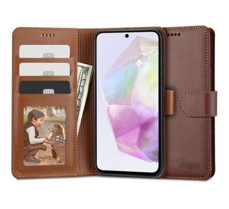 KRYT TECH-PROTECT WALLET SAMSUNG GALAXY A35 5G BROWN