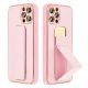 LEATHER Case Kickstand  Samsung Galaxy A25 5G ružový