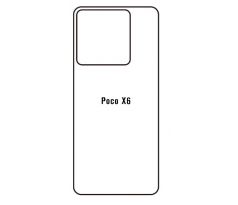 Hydrogel - zadní ochranná fólie - Xiaomi Poco X6 