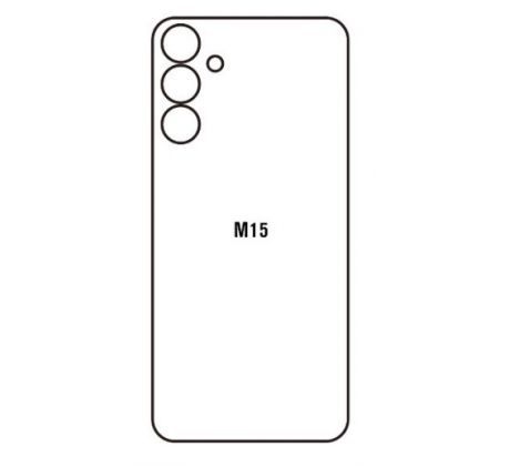 Hydrogel - matná zadní ochranná fólie - Samsung Galaxy M15