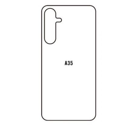 Hydrogel - matná zadní ochranná fólie - Samsung Galaxy A35