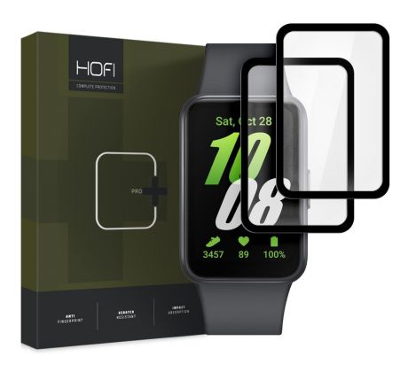 2KS V BALENÍ, SET 2 OCHRANNÝCH SKEL HOFI HYBRID PRO+ 2-PACK SAMSUNG GALAXY FIT 3 BLACK