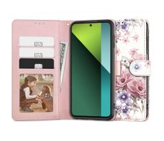 KRYT TECH-PROTECT WALLET XIAOMI REDMI NOTE 13 Pro 5G / POCO X6 5G BLOSSOM FLOWER