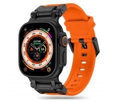 ŘEMÍNEK TECH-PROTECT DELTA PRO APPLE WATCH 4 / 5 / 6 / 7 / 8 / 9 / SE / ULTRA 1 / 2 (42 / 44 / 45 / 49 mm) ORANGE/BLACK