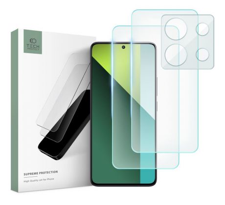 OCHRANNÉ TVRZENÉ SKLO TECH-PROTECT SUPREME SET XIAOMI REDMI NOTE 13 Pro 5G / POCO X6 5G CLEAR