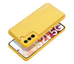 LEATHER Case  Samsung Galaxy A35 5G žlutý