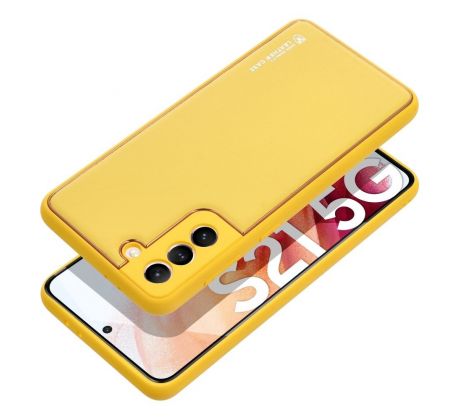 LEATHER Case  Samsung Galaxy A35 5G žlutý