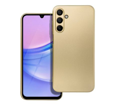 METALLIC Case  Samsung A15 5G zlatý