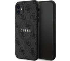 Original   GUESS GUHMN61G4GFRK  iPhone 11 (Compatible with Magsafe / 4G Ring classic logo / cerný)