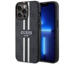Original   GUESS GUHMP13XP4RPSK  iPhone 13 Pro Max (Compatible with Magsafe 4G Printed Stripes / cerný)