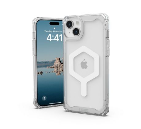(UAG) Urban Armor Gear Plyo s Magsafe  iPhone 15 Plus ice bílý