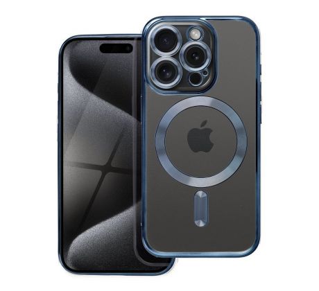 Electro Mag Cover  s MagSafe  iPhone 15 Pro modrý titanium
