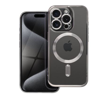 Electro Mag Cover  s MagSafe  iPhone 15 Pro šedý titanium