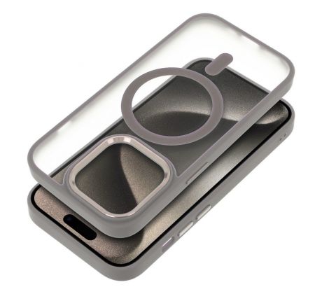 Matte Mag Cover  s MagSafe  iPhone 15 Pro Max titanium