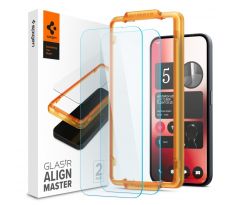 OCHRANNÉ TVRZENÉ SKLO SPIGEN ALM GLAS.TR 2-PACK NOTHING PHONE 2A CLEAR